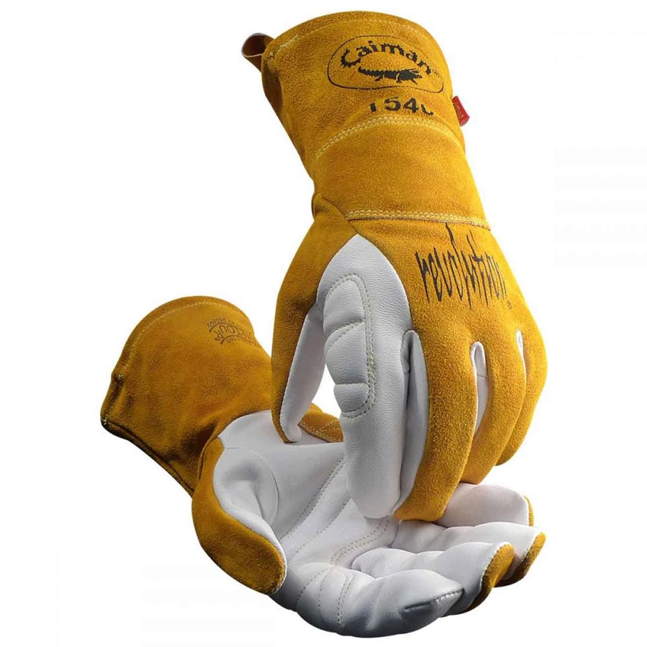 Caiman 1540 Goatskin Palm Kontour Pattern FR Fleece Insulated TIG Glove X-Large
Opens in a new windo