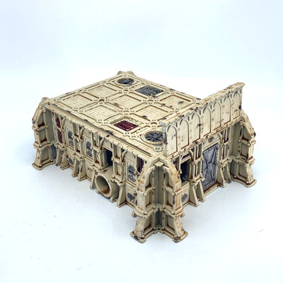 HAB-Bunker Gebäude Landschaft - Warhammer 40k Games Workshop bemalt