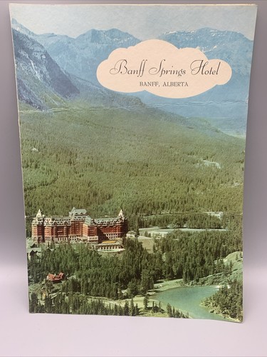 Pair August 1961 Canadian Pacific Hotel Railroad Menus-Banff Springs/Lake Louise - Picture 10 of 14