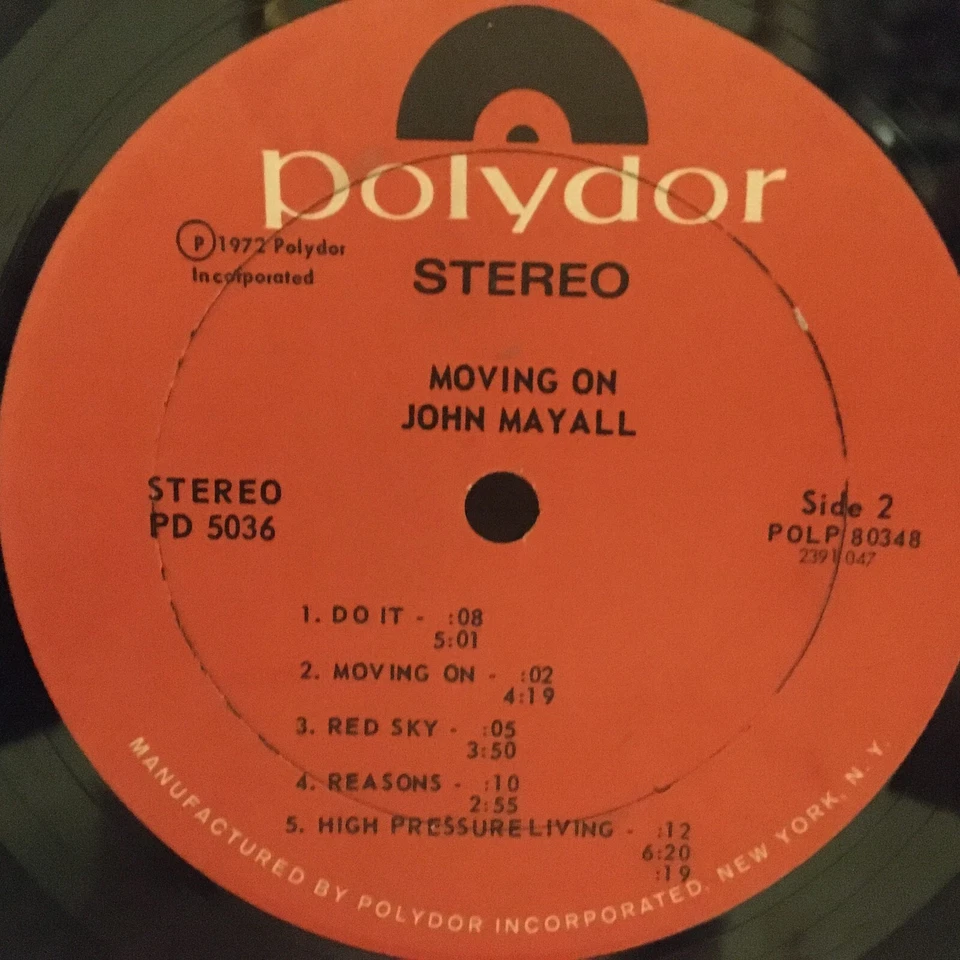 JOHN   MAYALL              LP      MOVING   ON   - Imagem 4 de 4