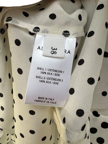 Altuzarra Polka Dot Silk Top Medium - Picture 4 of 4