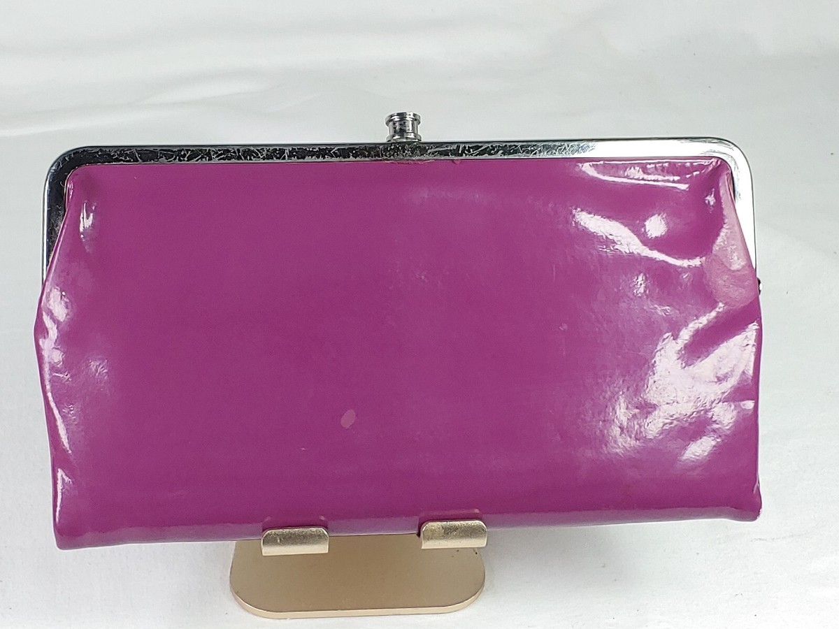 Hobo The Original Womens Lauren Wallet Clutch Double Frame Leather