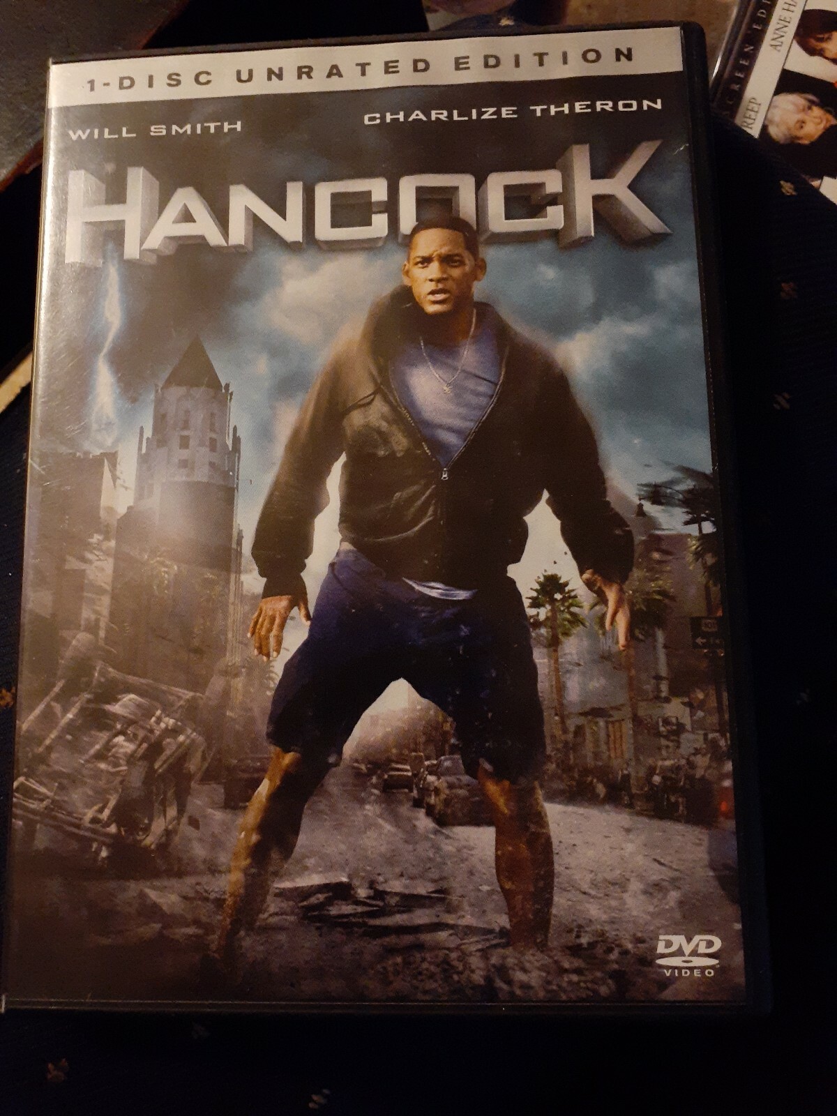 Hancock DVD 2008 Will Smith Superhero Action Movie