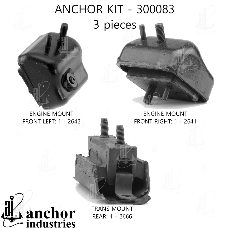 Kit de montaje de motor de anclaje para Ford Ranger 300083 1995-1997 Foto 3 de 4