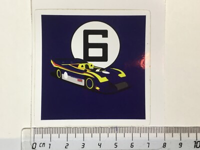 Sticker / Aufkleber, Porsche 917/30, #6 Sunoco, Mark Donohue, eckiger Sticker