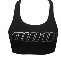 Damen Sport Bh Bra Schwarz Puma 516996 31 4KEEPS Bra Schwarz Silber S / 36 Neu