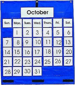 Monthly Calendar Pocket Chart