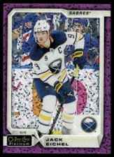 2018 O-Pee-Chee Platinum Jack Eichel 4 Violet Pixels