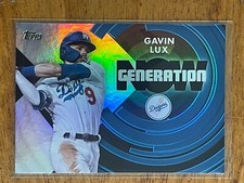 2022 Topps Generation Now Blue Gavin Lux #GN-16 Los Angeles Dodgers