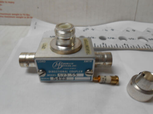 573-55 MICROWAVE DEVICES DIRECTIONAL COUPLER 220 MHZ WITH 1N21C NEW OLD STOCK - Picture 2 of 7