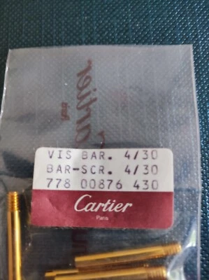 Vis barrette Cartier 4/30 876 - Photo 1/2