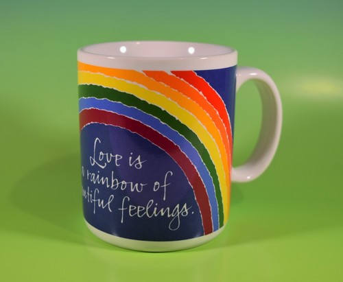 Hallmark Cards Rainbow Love Wonderful Feelings Pride Tee Kaffeebecher Japan - Bild 1 von 9