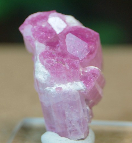Bündel terminierter heißer rosa Turmalin Mineralien Präparat 43 Karat aus Afghan - Bild 8 von 9