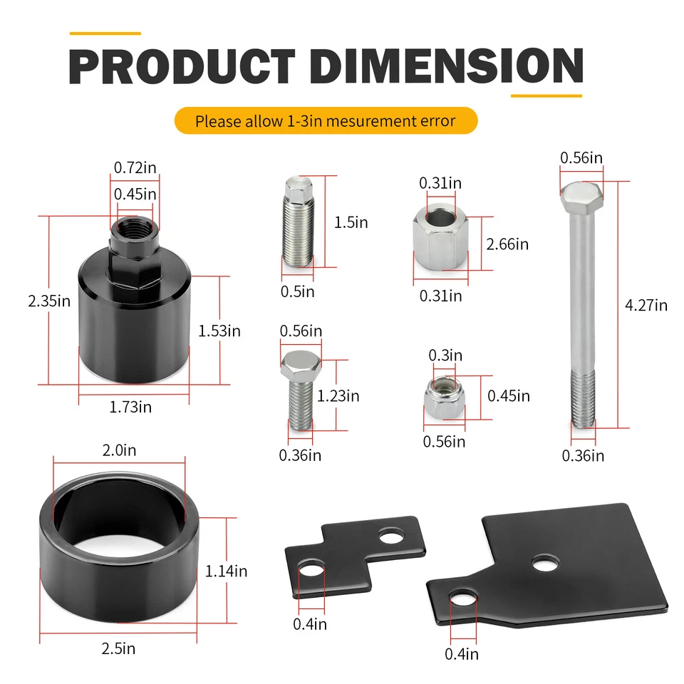 4.5" Full Suspension Lift Kit for Polaris Sportsman 500 570 600 700 800 1999-Up - Imagem 3 de 4