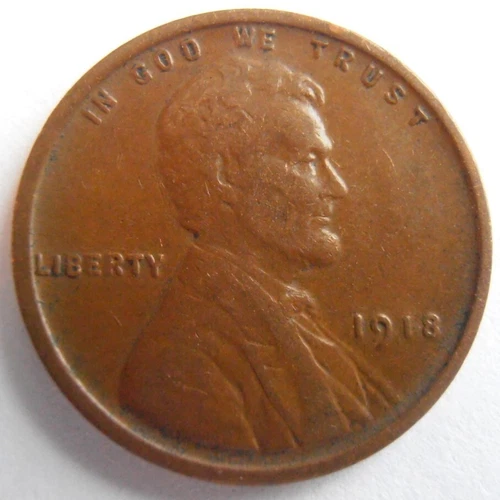 1918 P Lincoln Cent, EF (18PJE1)