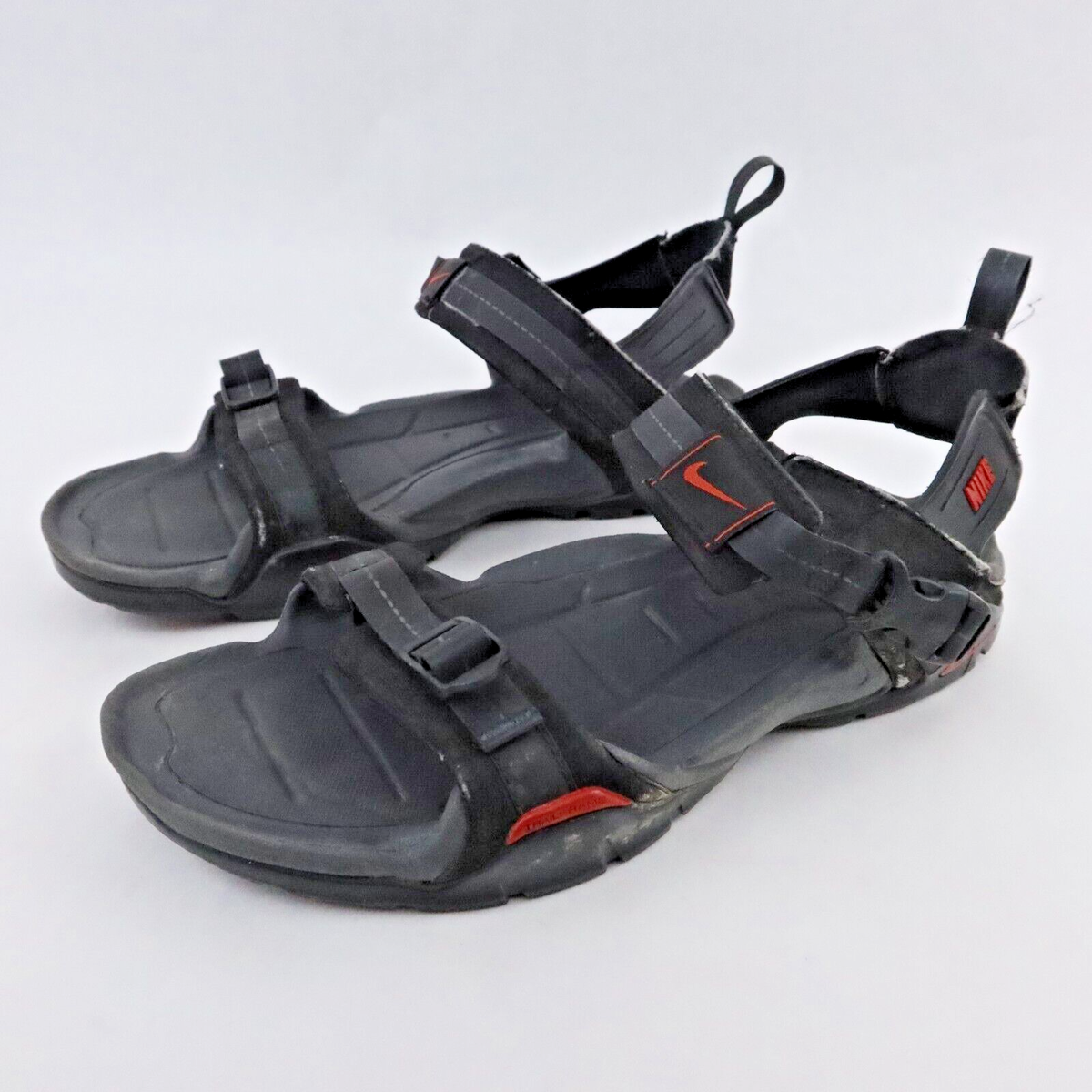 Nike ACG Sandals Men's 8 Black Straprunner 7 VII Athletic Nike ACG Sandals Men's 8 Black Straprunner 7 VII Athletic