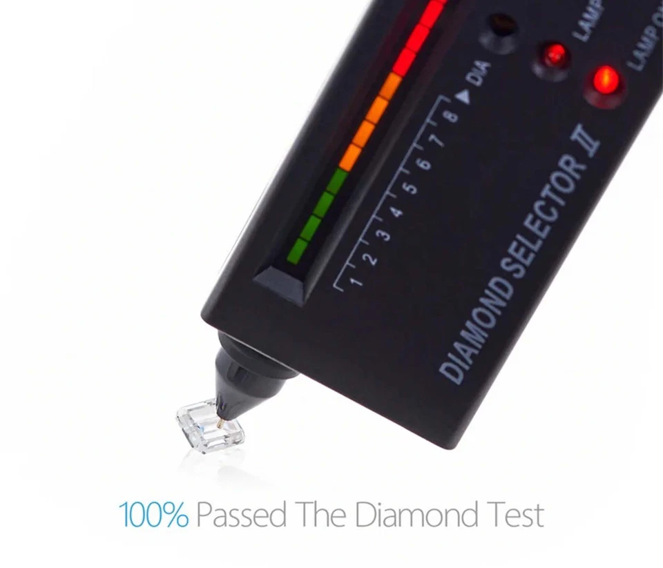 5.4 Ct Emerald Cut Lab Grown Diamond FL-Clarity CVD Certified Loose Gems "5NSO - Image 3 of 3