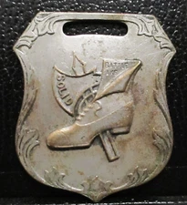 Stephen Putney Shoe Company Richmond VA Battle Axe Shoes Pocket Watch Fob Child