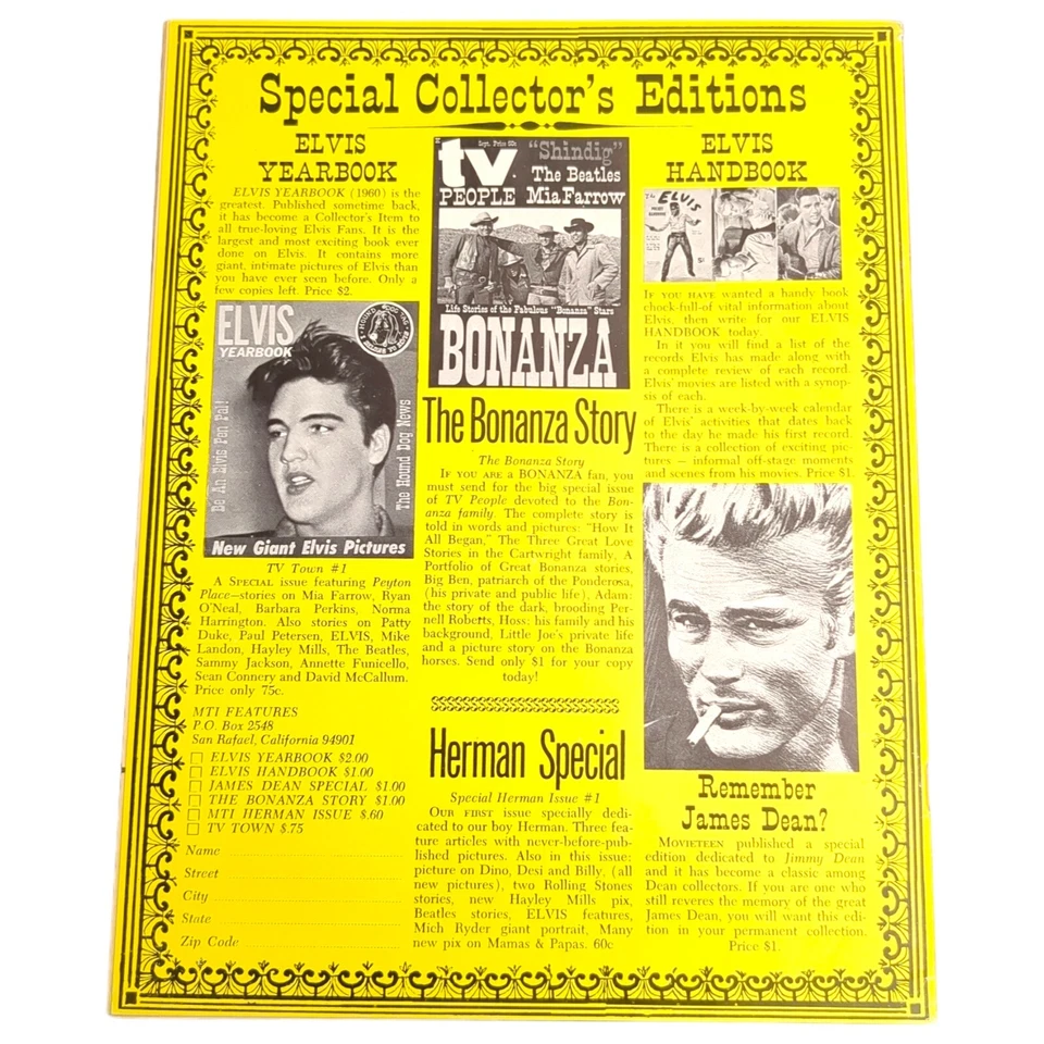 Movie Teen Illustrated July 1967 ROLLING STONES - DONOVAN - BLUES MAGOOS Foto 2 de 4