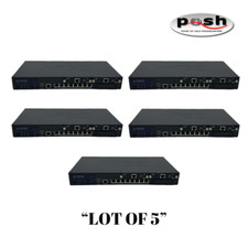 "Lot of 5" Juniper SRX220 8-Port Gigabit Services Gateway Security Appliance