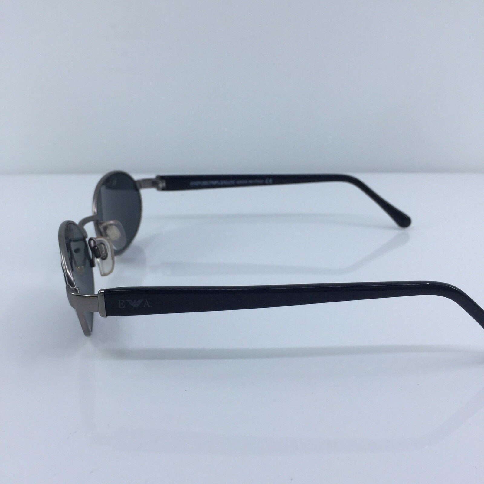 New Vintage Emporio Armani Sunglasses EA 106 C. 815 Satin Silver 