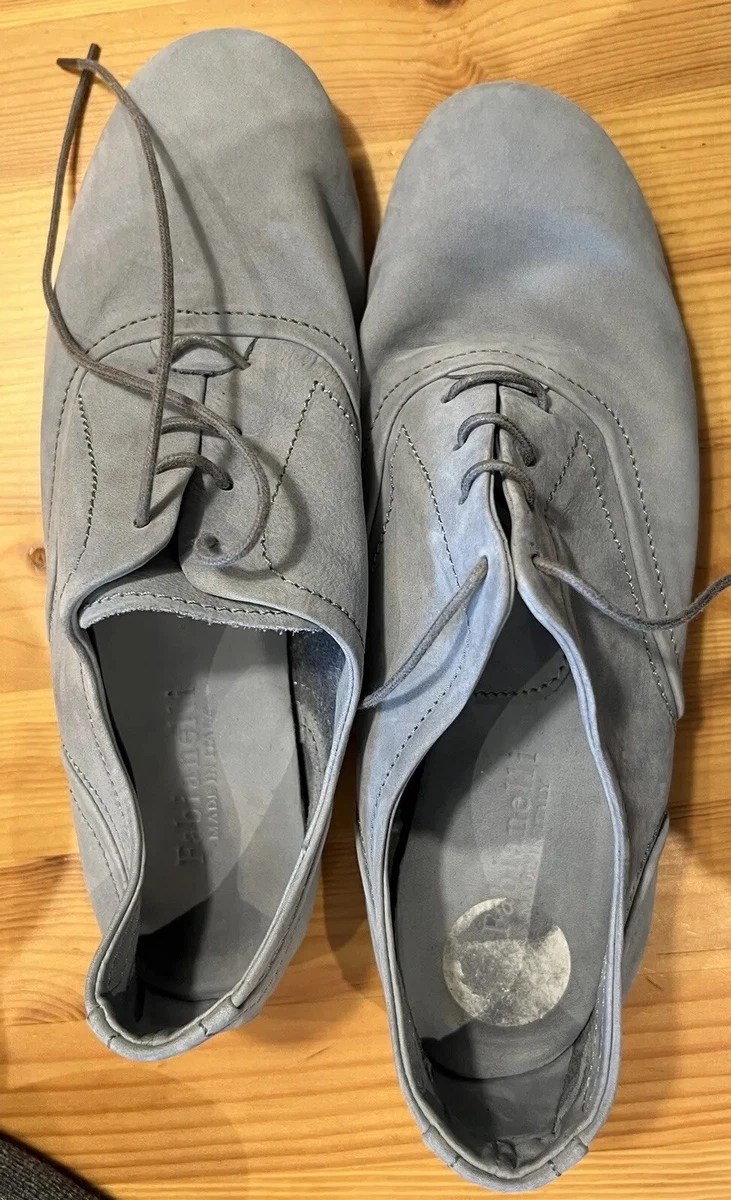 Fabianelli Women Italy Shoes Suede Leather Sz 7 Oxford Non