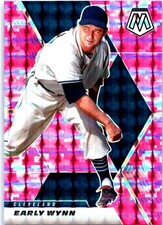 2021 Panini Mosaic #27 Early Wynn Pink Camo