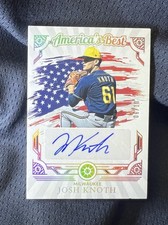 Josh Knoth 2025 Panini Boys of Summer America's Best Signatures Auto #6/10
