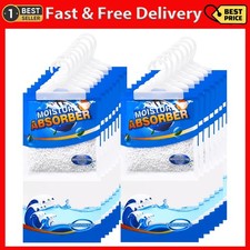 ZSZMFH 15 Pack Moisture Absorber Hanging Bags, Fragrance Free Humidity Packs,...