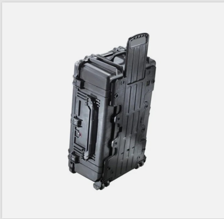 鹈鹕 1650 保护壳带轮子和泡沫 - 黑色 #1650-020-110 — 第 3/4 张图片