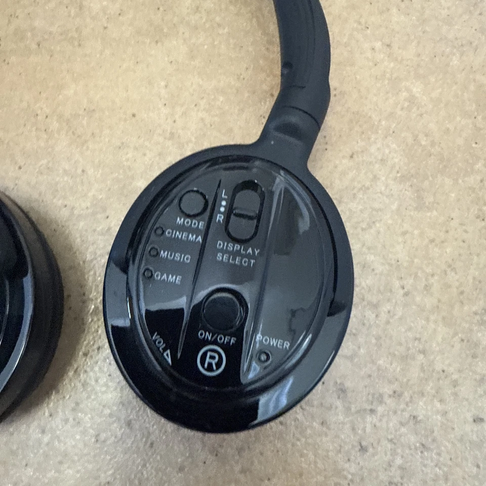 Infiniti QX60 QX80 2014-2021 Teatro DVD Entretenimiento 1 Auriculares Inalámbricos Fabricante de Equipo Original Foto 2 de 4