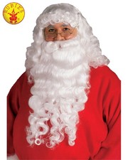 Santa Plush Beard Wig Adult Set - Rubies