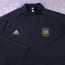 Los Angeles FC Jacket Mens XL Adidas Soccer Track Football Club Anthem LAFC MLS