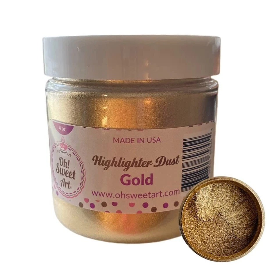 Metallic Gold Highlighter Dust, 4 oz - Image 4 of 4