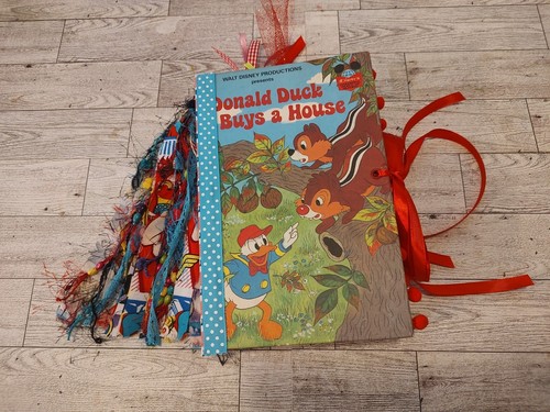 Disney Donald Duck In The Chipmunks Junk Journal, Hardcover Journal, tolles Geschenk