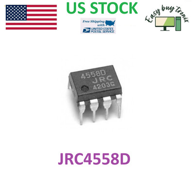 10PCS Japan Radio Company JRC 4558D NJM4558 Dual Operational Amplifier DIP-8 NEW