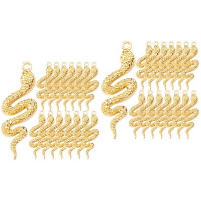 2 Pieces Ohrringe Schlange Schlangen Charms Anhänger Tiere Ketten