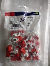 Leviton 61110-BO6 Cat6 Jacks orange 25-pack