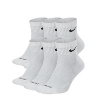 Nike Dri-FIT Everyday Plus Cushioned Training Ankle Socks White SX6899-100 j