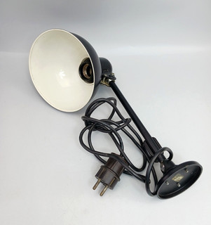 Original Kaiser Idell 6723 Wall Lamp Bauhaus Christian Dell Black 1930s