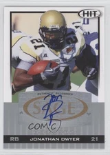 2010 SAGE Hit Silver Auto Jonathan Dwyer #A82 Rookie Auto RC