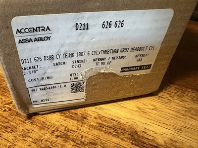 Assa Abloy Accentra  D211626 Deadbolt