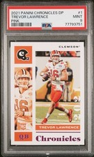 2021 PANINI CHRONICLES DRAFT PICKS PINK #1 TREVOR LAWRENCE PSA 9