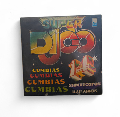 Super Disco Cumbias 14 Super Exitos Bailables Vinyl LP 1982 Mexico El Negro Jose