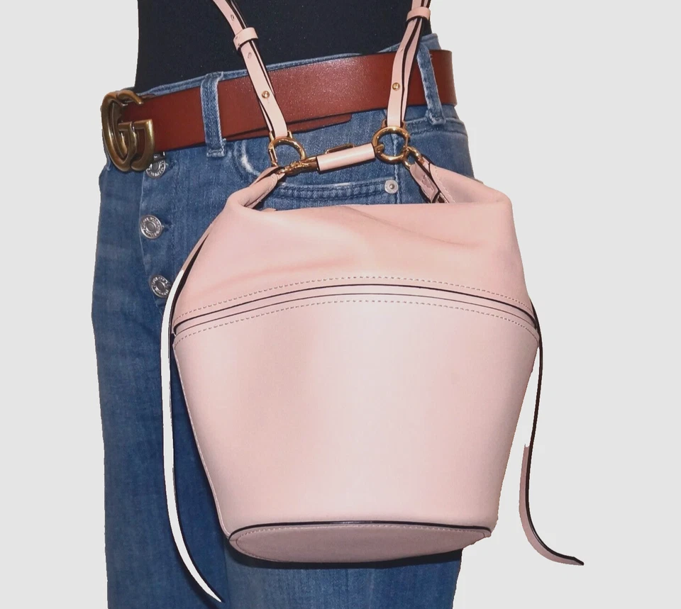 Bolso Bandolera ZAC POSEN Pequeño Cuero Rosa Claro MINI BELAY HOBO Foto 2 de 4