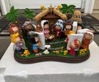 Danbury Mint Peanuts Nativity Snoopy Charlie Brown Christmas New