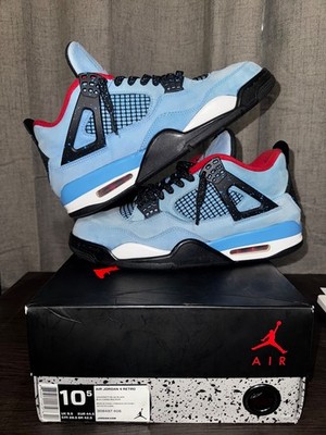 100% AUTHENTIC Size 10.5 - Jordan 4 Retro x Travis Scott Mid Cactus Jack