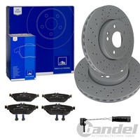 ATE Gelochte Bremsscheiben + BelÄGe Vorne FüR Mercedes CLA C117 X117 + GLA X156