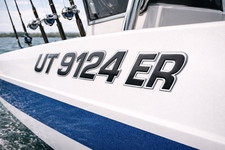Boat & Jet Ski Registration Numbers 3&rdquo; Raised 3D Raised Domed Decal Marine Grade