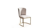 Stuhl Esszimmerstuhl Beige KüChenstuhl Lehnstuhl Luxus Modern Neuheit